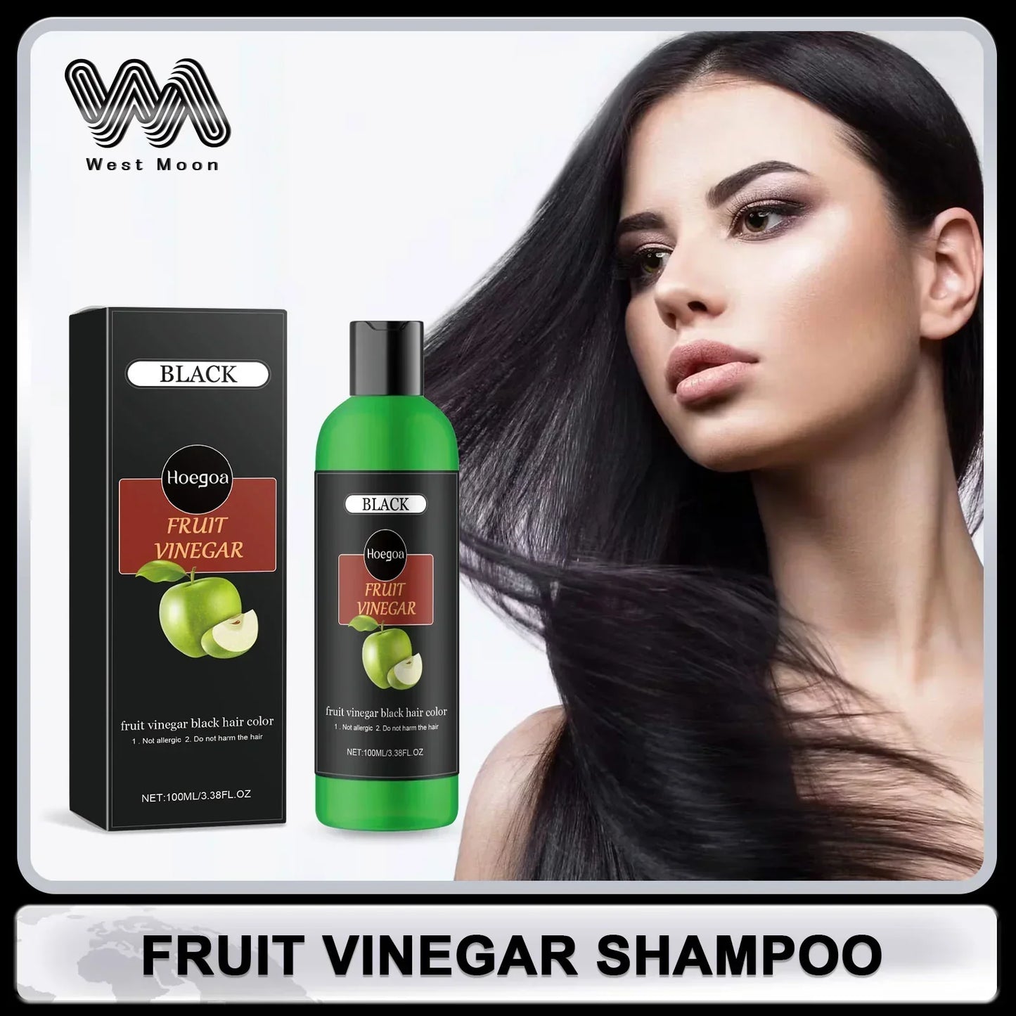 Black Hair Colour Gel