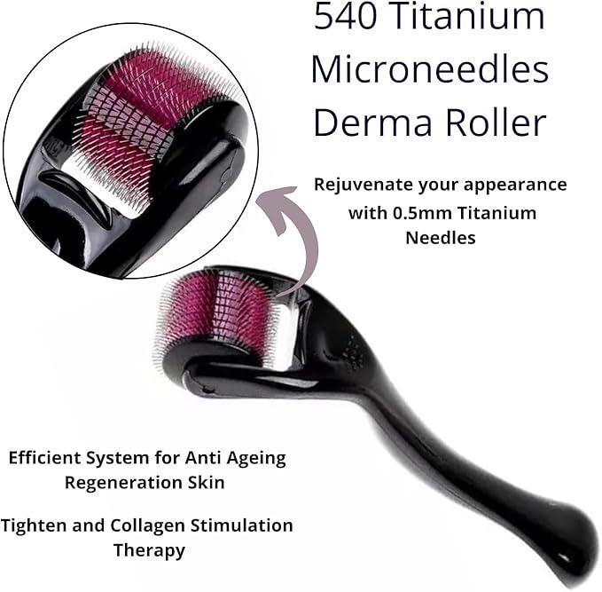 Anti-Hair Loss & Facial Derma Roller product image showing design and features