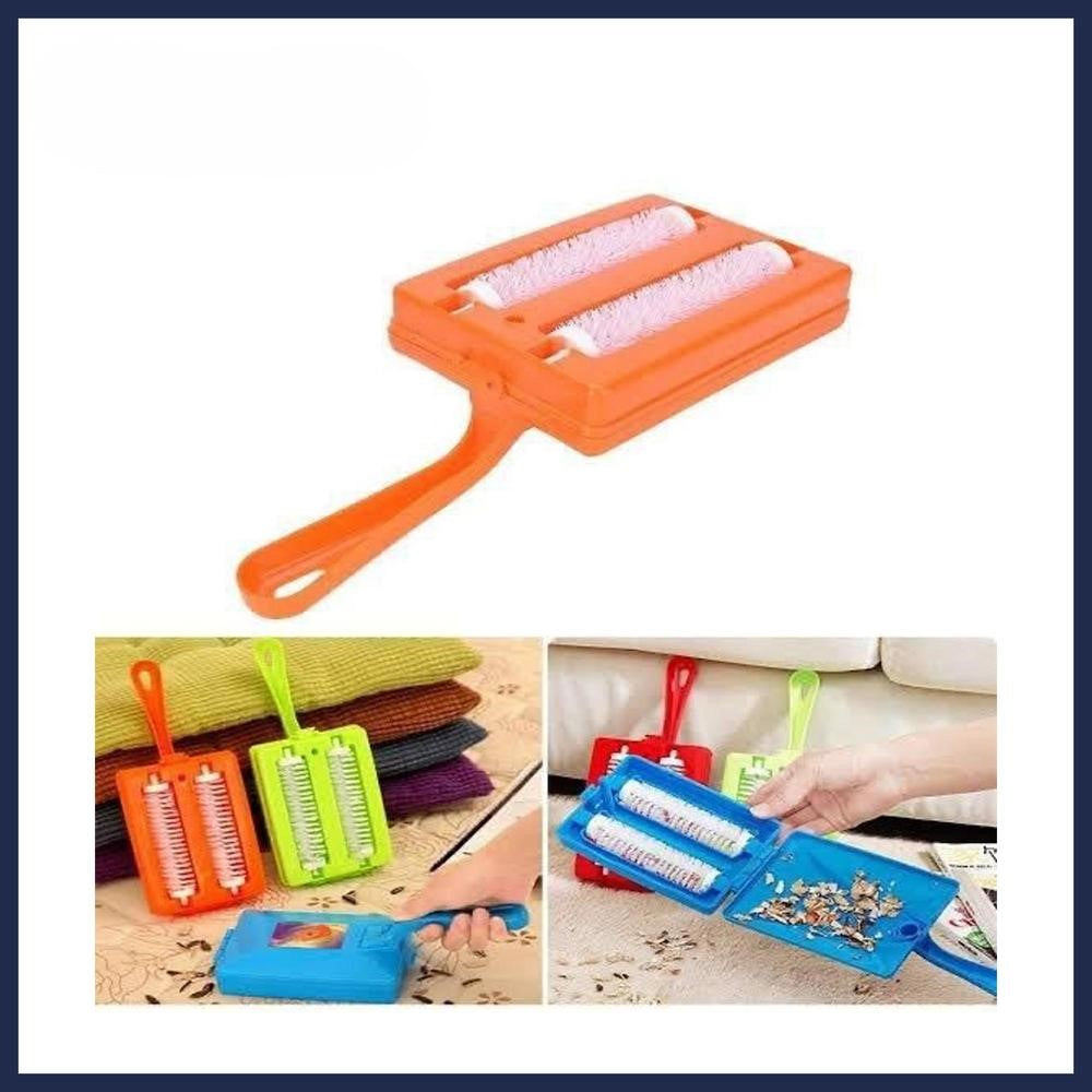 Auto Carpet Cleaning Brush with Roller showing design and features