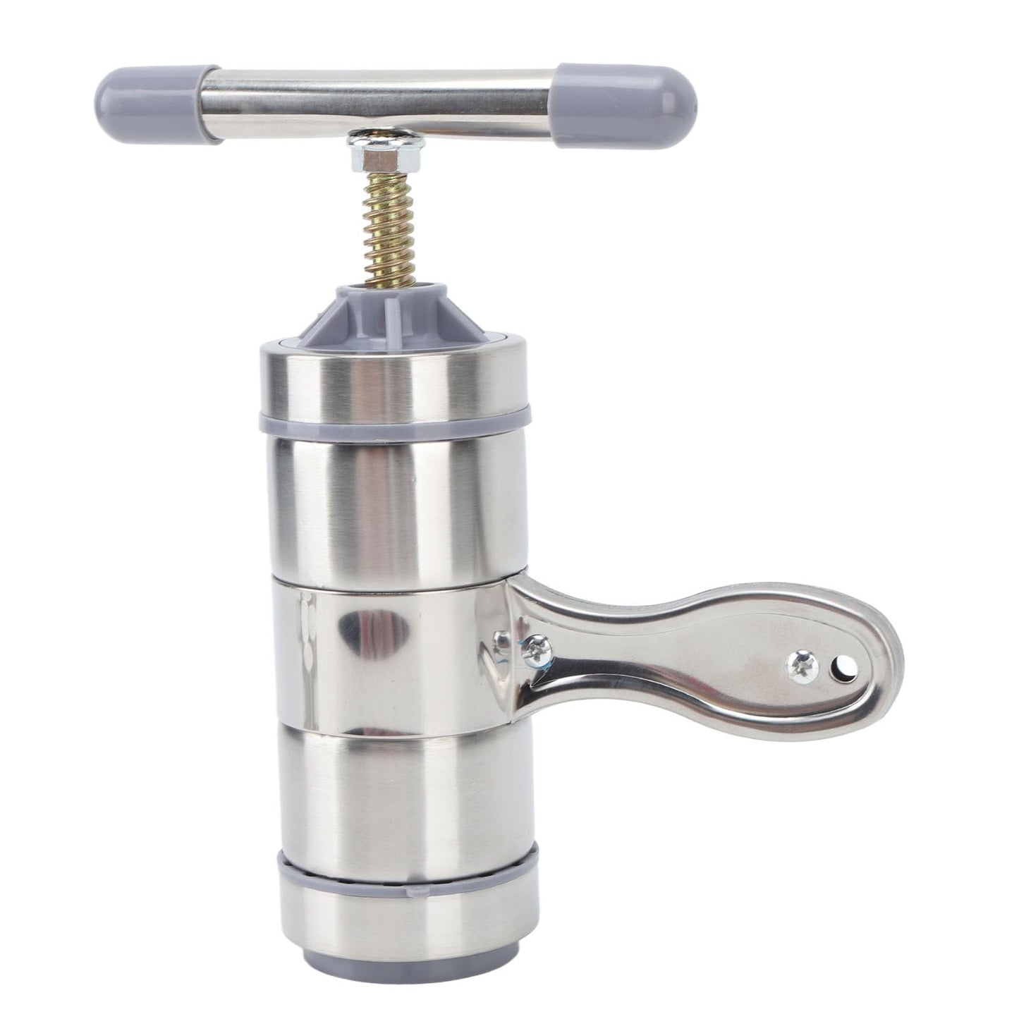 Manual stainless steel noodle maker for kitchen use