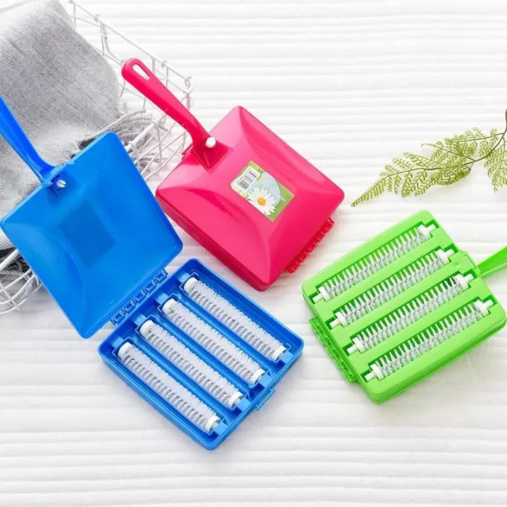 Auto Carpet Cleaning Brush with Roller showing design and features