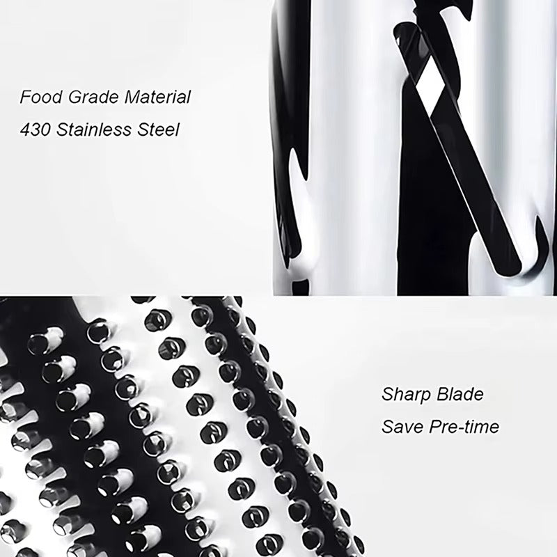 3 in 1 manual vegetable cutter showing stainless steel blades and ergonomic design for easy vegetable slicing