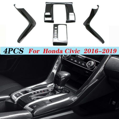 Honda Civic 2016-21 Interior Gear Panel Carbon