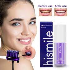 30ml V34 Whitening Toothpaste showing whitening formula for teeth and gum care
