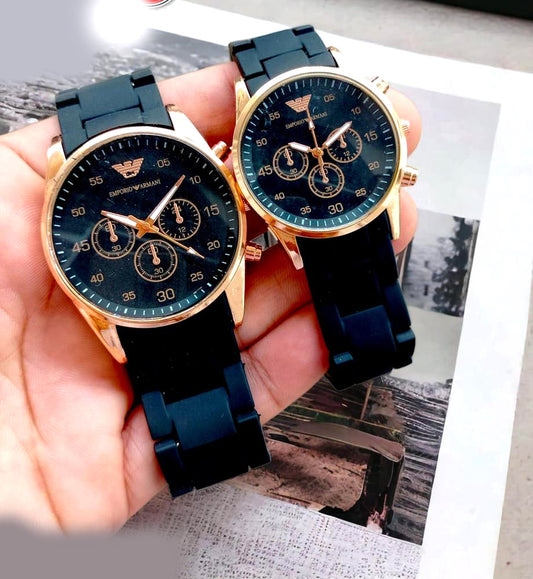 Men's Classic Analogue Watch,Pair