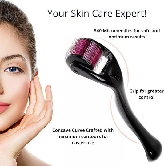 Anti-Hair Loss & Facial Derma Roller product image showing design and features