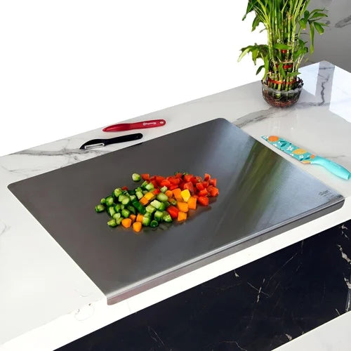 Premium stainless steel cutting board for kitchen use
