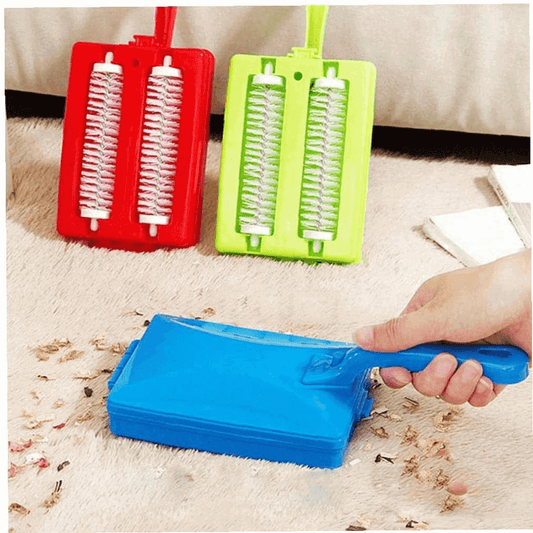 Auto Carpet Cleaning Brush with Roller showing design and features